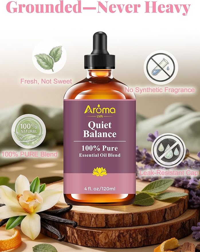 Quiet Balance — A 100% Pure Essential Oil Blend Grounded Woods-and-Resin Blend - Image 6