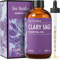 SU JUABA Clary Sage Oil Essential Oil 4 Fl Oz, 100% Pure Natural by Unknown
