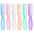 HOFASON 6 Pack Nail Brush for Cleaning Fingernails, Nail Brush Handle Grip by HOFASON