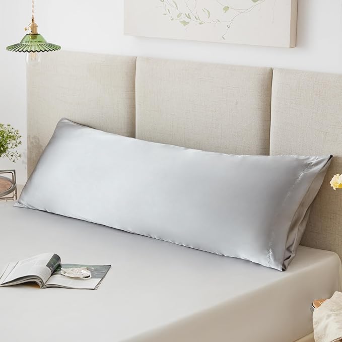 Love's cabin Satin Body Pillowcase 20x54, Cooling Pillow Cover - Image 7