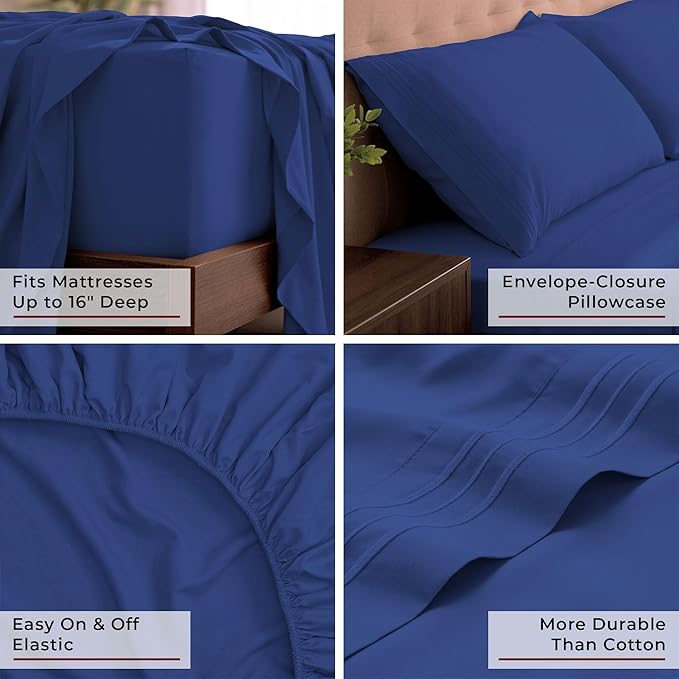 Mellanni California King Sheets Set - Image 5