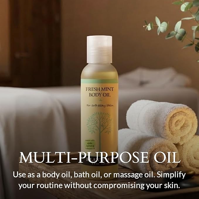 Plantlife Fresh Mint Body Oil - Image 3