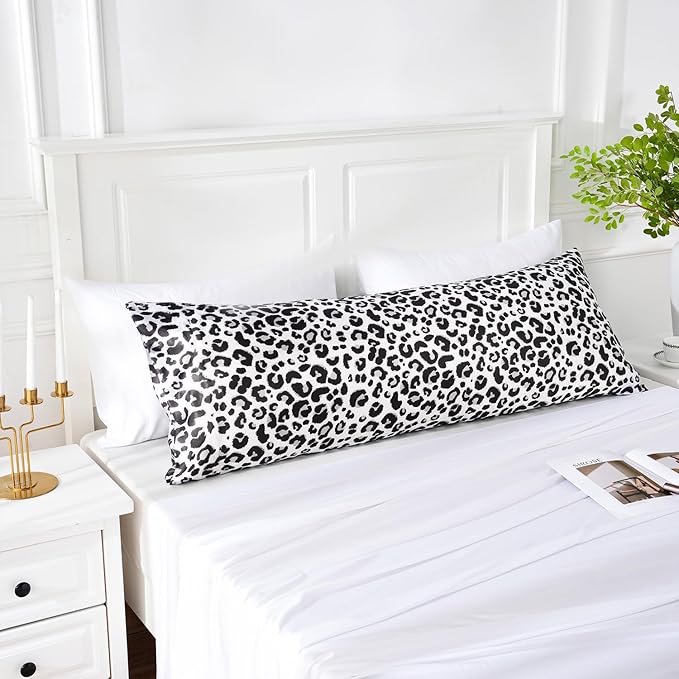 MR&HM Satin Body Pillow Cover, Soft and Breathable Body Pillow Case - Image 5