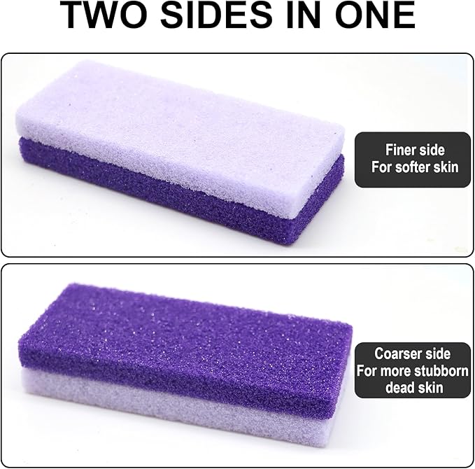 Foot Pumice Stone 4 Pack Pedicure Stone - Image 3