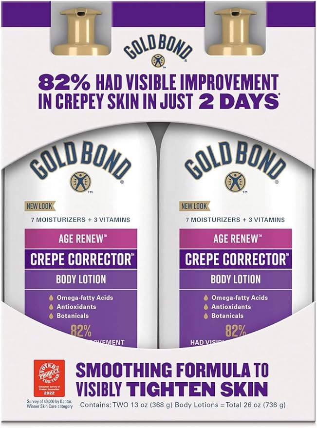 Gold Bond Age Renew Crepe Corrector Body Lotion, Replenishing & Smoothing by GoldBond