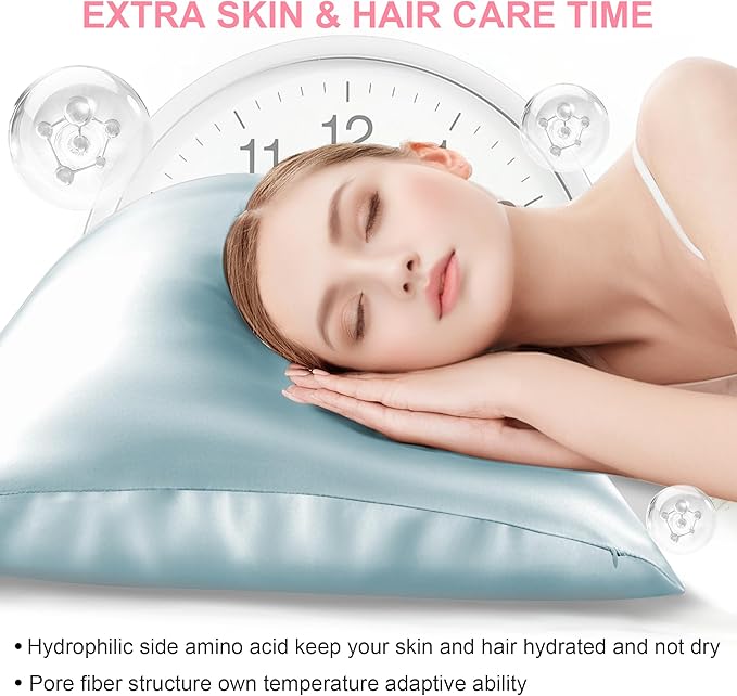 Silk Pillow Cases 2 Pack King Size - Image 3