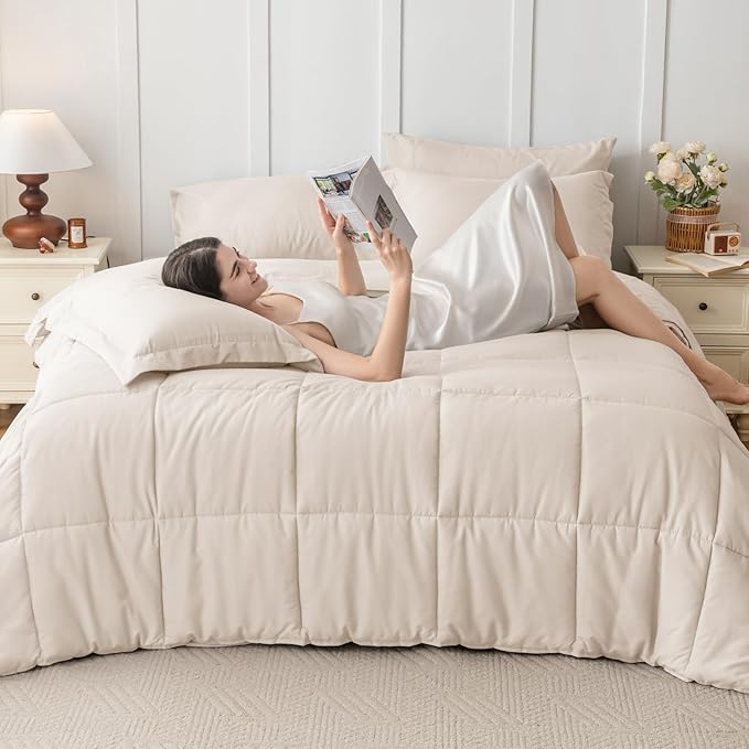 JOLLYVOGUE Full Comforter Set, Ultra-Soft Bed in a Bag Full Size 7 Pieces - Image 7