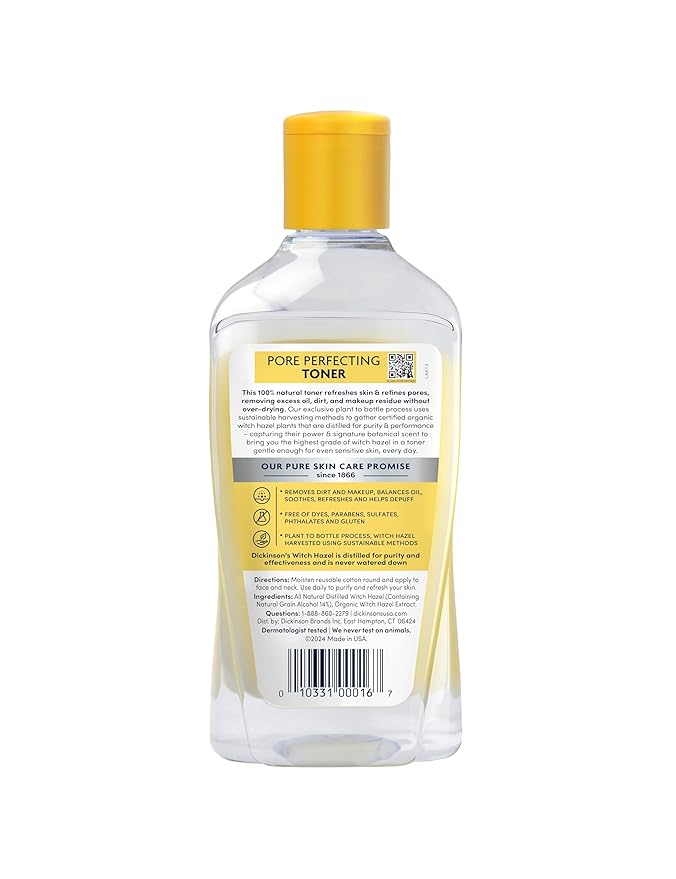 Dickinson's Original Witch Hazel Pore Perfecting Toner | 100% Natural Distilled - Image 10