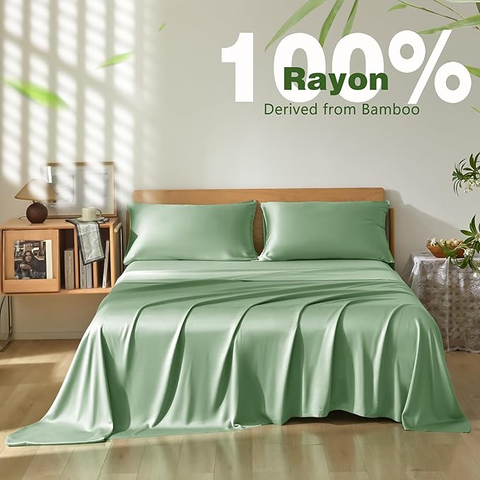 Homiest Cooling Pillow Cases Standard Size Set of 2, 100% Rayon Derived from - Image 3