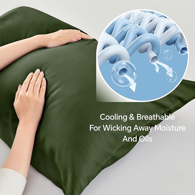 BEDELITE Body Pillow Cover, Rayon Made from Bamboo, Cooling Body Pillow - Image 4