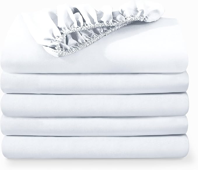 Bare Home 6-Pack Fitted Bottom Sheets by BareHome