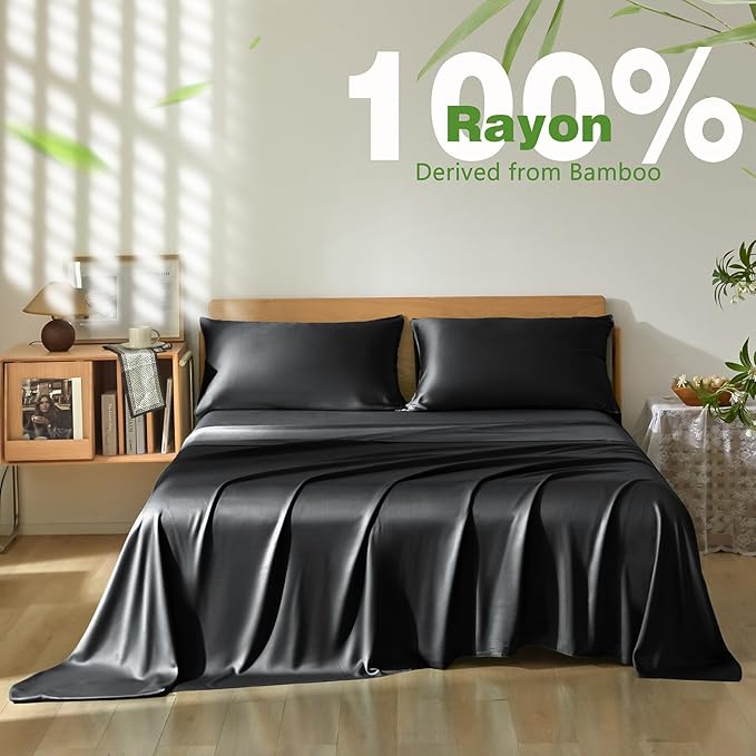Homiest Cooling Pillow Cases Queen Size Set of 2, 100% Rayon Derived from - Image 3