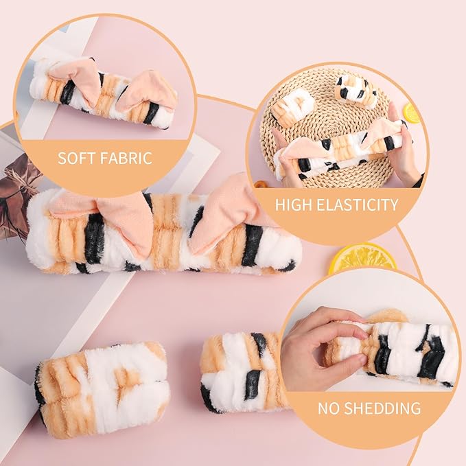 PERFECTSIGHT 2 Pack Cute Animal Headbands - Image 3