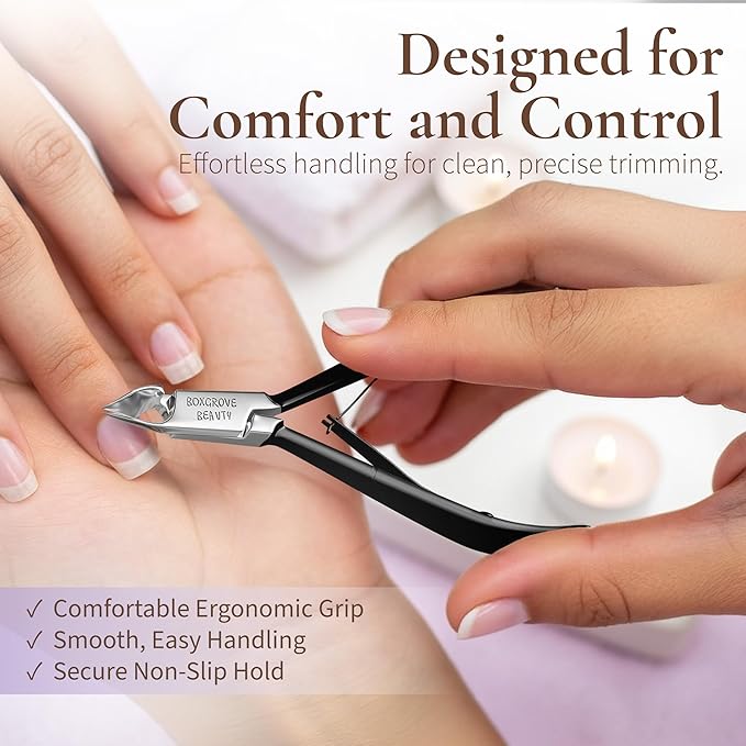 Professional Cuticle Cutter & Pusher Trimmer Manicure Tools - Image 7