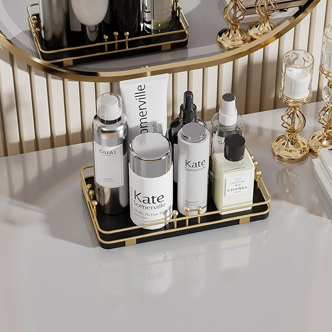 Bathroom Vanity Tray for Toiletries Makeup Perfume Candle Toilet Tank, Kitchen - Image 3