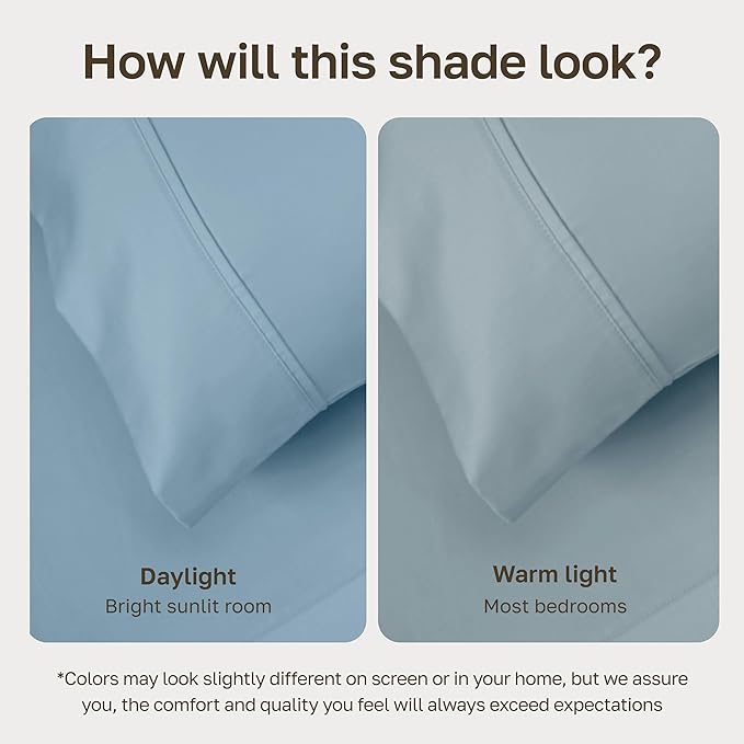 California Design Den Soft 100% Cotton Bed Sheets Twin XL Set, 400 Thread Count - Image 5