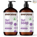 Everyone 3-in-1 Soap, Body Wash, Bubble Bath, 32 Ounce, Vanilla and Lavender by Everyone