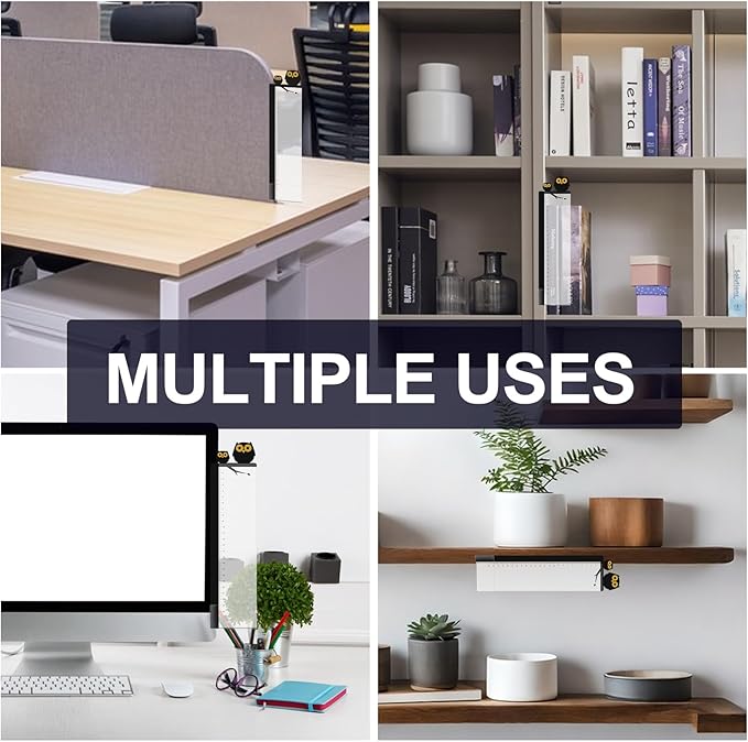 Zcxbeh Office Desk Accessories 2pcs Multifunction Computer Monitor Memo Board - Office Supplies for Women Men Computer Sticky Note Holder Home Decor (Owls Monitor Memo Board)