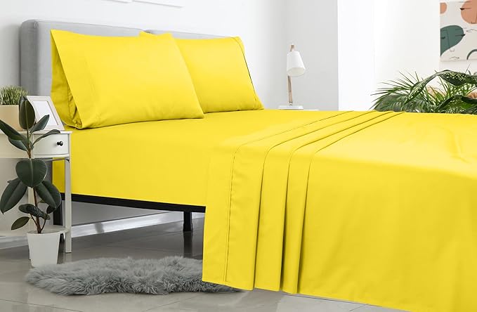 Royale Linens 2 Pack Bulk Flat Sheet Set - Image 8