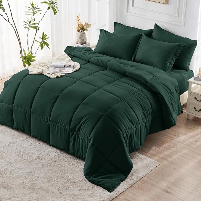 JOLLYVOGUE California King Comforter Set, Ultra-Soft Bed in a Bag Cal King Size - Image 8