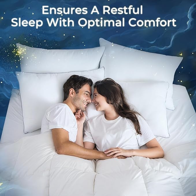Sasttie Queen Size Pillow, Hotel Collection Single Bed Pillow - Image 6