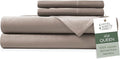 Hotel Sheets Direct 4 Piece Bed Sheet Set Queen Size, 100% Viscose Derived from by HOTELSHEETSDIRECT