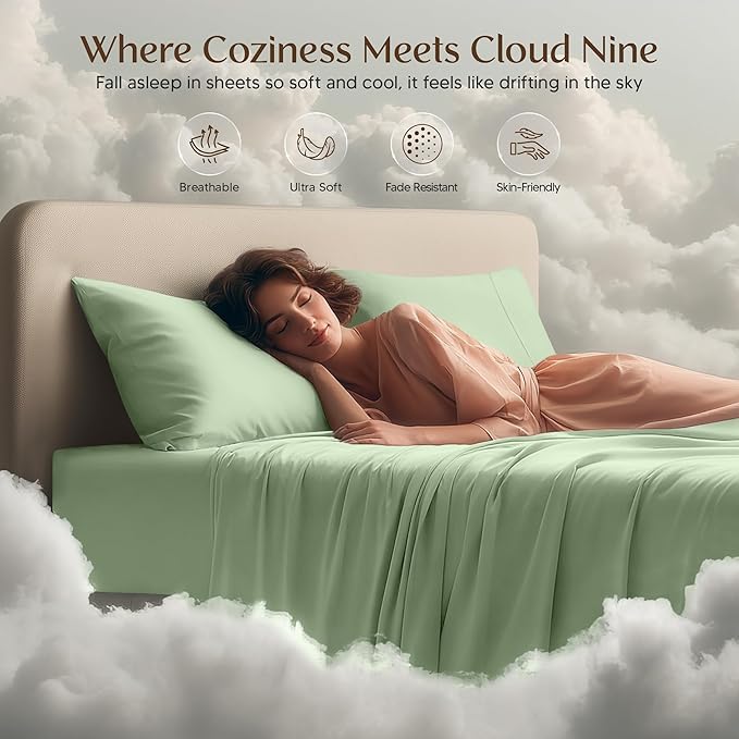 Utopia Bedding King Size Sheet Set – 4 Piece Bed Sheets, Soft and Breathable - Image 7