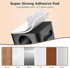 8 Pack Magnetic Cord Organizer Holder, Adjustable Cable Clips, Strong Adhesive Desk Cable Management Clips for Nightstand, Office, Car, Easy Open Design for Tidy Wire Organization