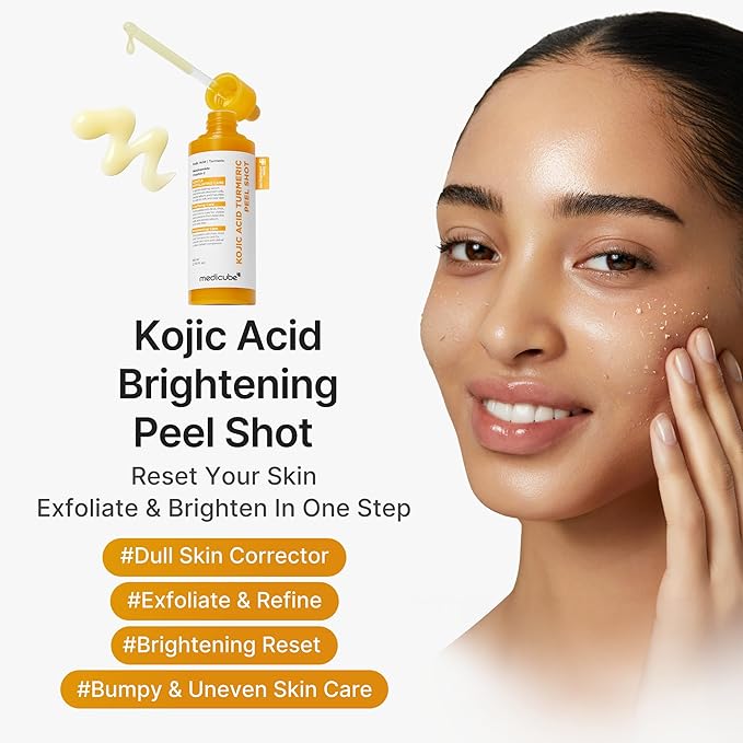 medicube Body Peel Shot with Kojic Acid and Turmeric | Gentle Body Brightening - Image 2