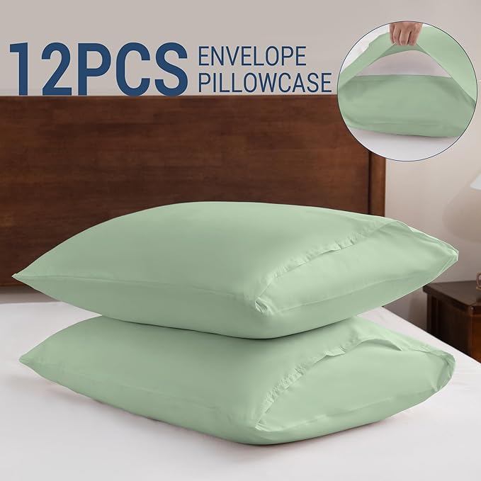 Pillowcases Standard 12 Pack, 20x26 Pillow Cases - Image 5