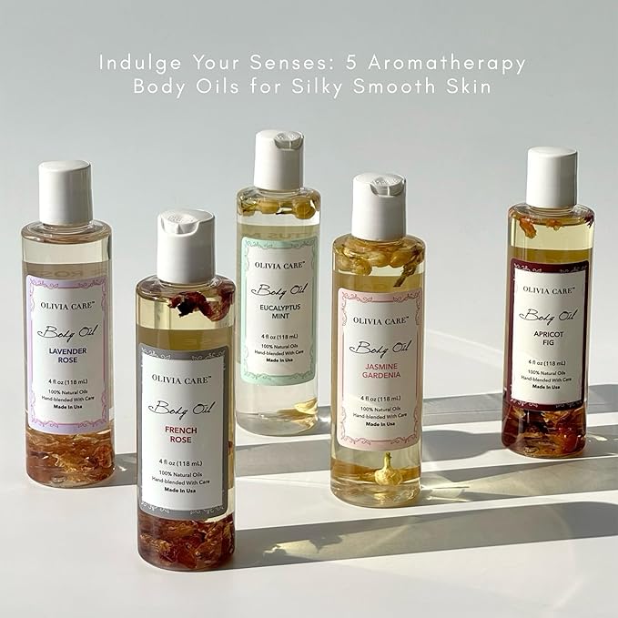 Olivia Care Body Oil Lavender Rose Vegan & Natural Perfume Oil - Image 8