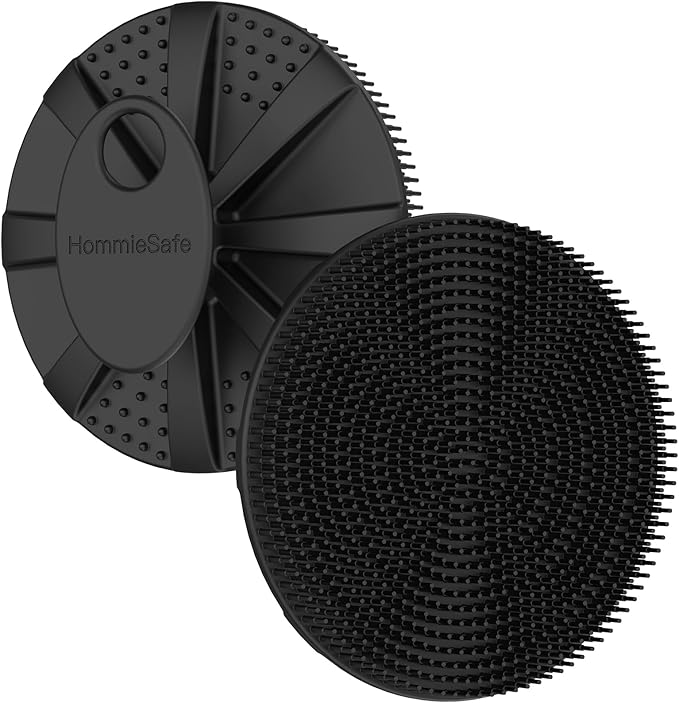 Soft Silicone Shower Brush Body Wash Bath Exfoliating Skin Massage Scrubber by Hommiesafe
