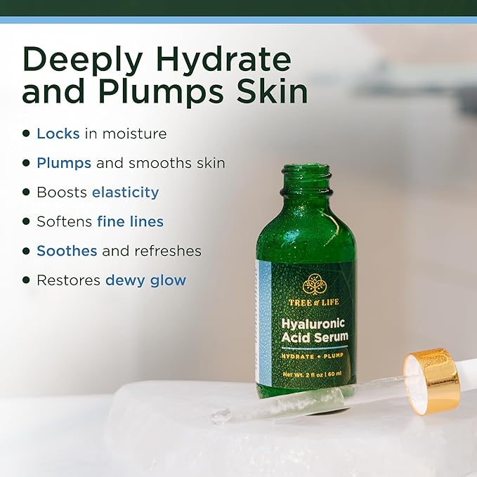 Tree of Life Beauty Hyaluronic Acid Serum, Skin Brightening Face Oil - Image 4