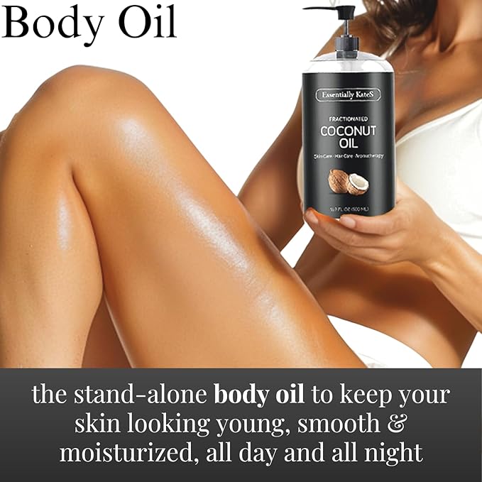 Essentially KateS Fractionated Coconut Oil 33.8 Fl Oz - Image 2