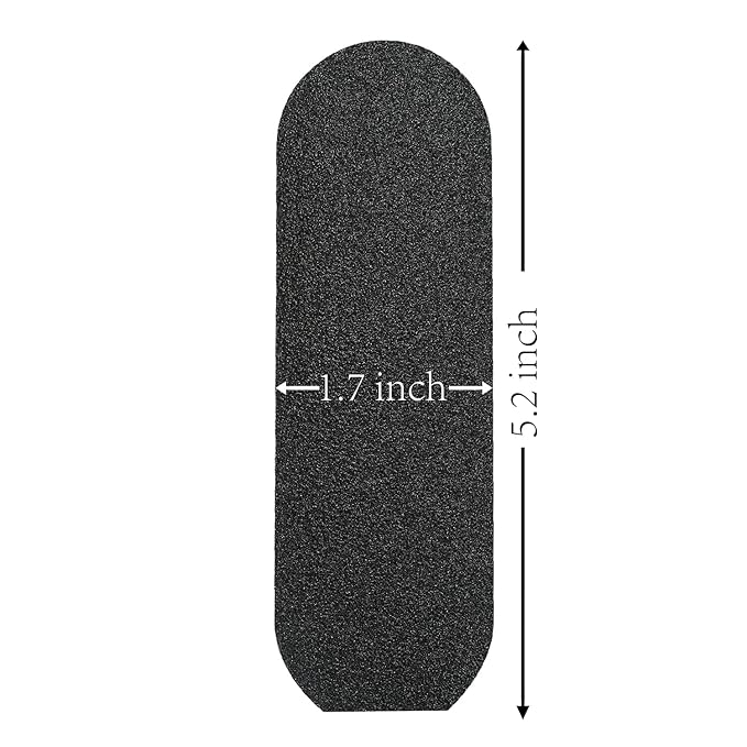Stainless Steel Pedi File Refill, 180 Grit, Size 5.2" L x 1.7" W - Image 2