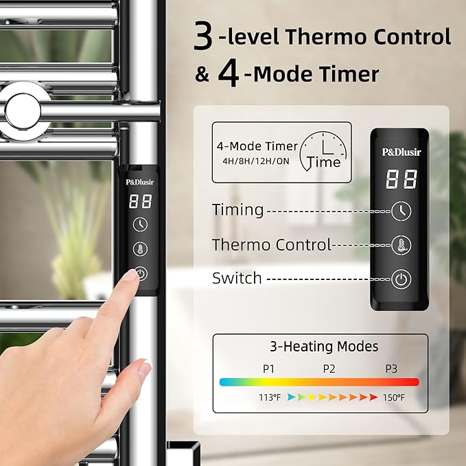 P&Dlusir Heated Towel Warmer - Image 3
