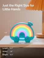 Timer Pal Rainbow Timer for Kids, Visual Timer for Kids with Night Light, Color-Changing Magnetic Visual Timer for Classroom/Calming Corner/Home (Blue)