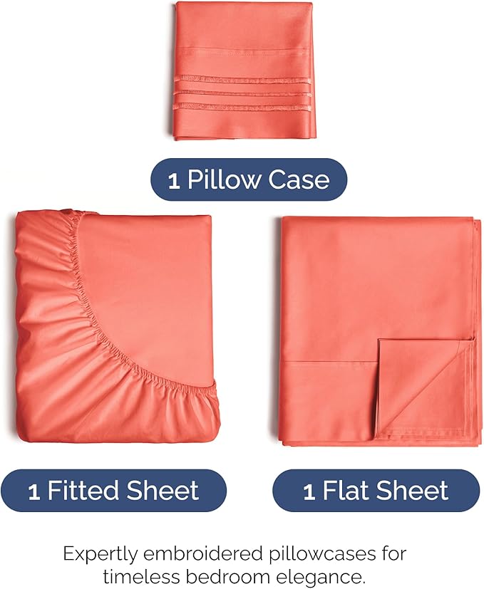 Twin Size 3 Piece Sheet Set - Image 2