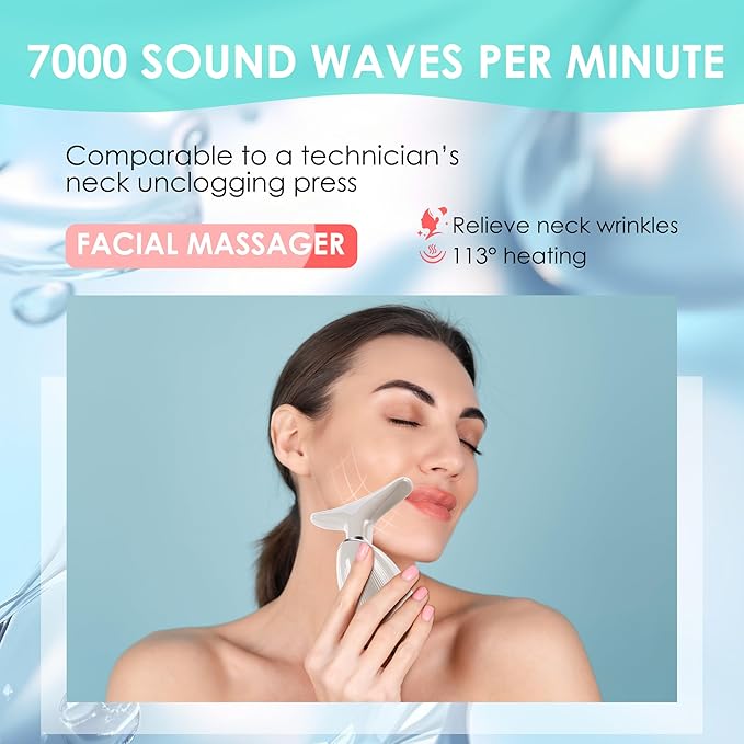 Facial Massager Red-Light-Therapy-for-Face and Neck, Face  culpting Wand - Image 6