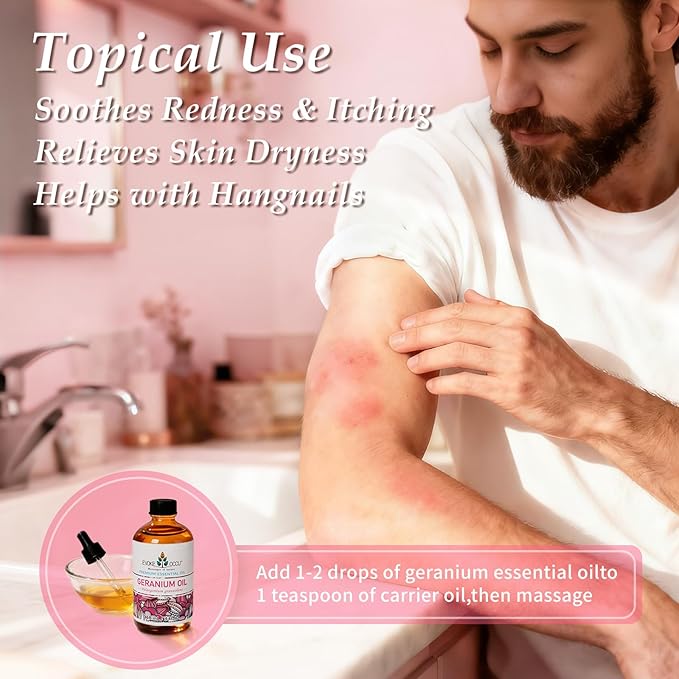 EVOKE OCCU Pure & Natural Geranium Essential Oil - Image 3