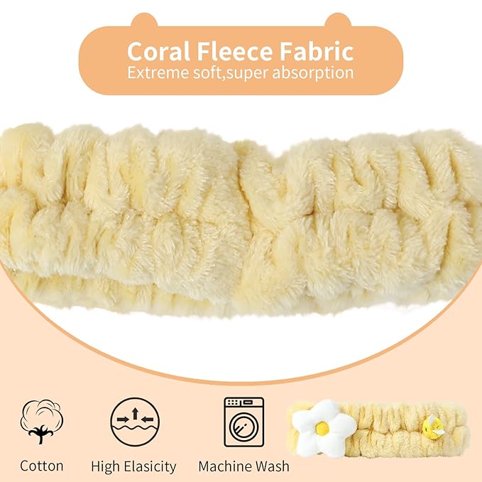 PERFECTSIGHT Kawaii Headband for Spa, Washing Face, Party - Image 3