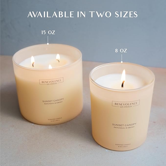 Patchouli & Ebony – Benevolence LA 3-Wick Fall Scented Candle - Image 6