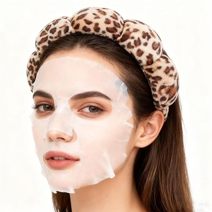 Spa Headbands for Washing Face Makeup Skin Care Women Bubble Facial Beauty - Image 5