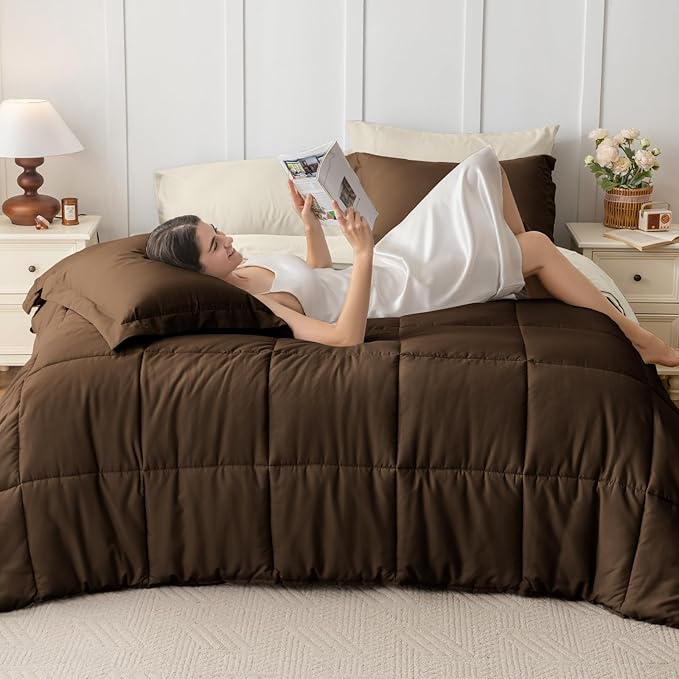 JOLLYVOGUE King Comforter Set, Ultra-Soft Bed in a Bag King Size 7 Pieces - Image 7