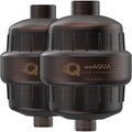 weAQUA Heavy Duty Shower Filter Family 2 PACK – 99% Removal by weAQUA