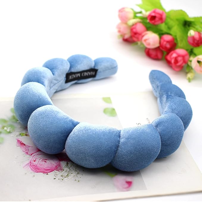 Headbands Women Hair Head Bands, Padded Fabric Hair Bands Wide Velvet Non Slip - Image 3