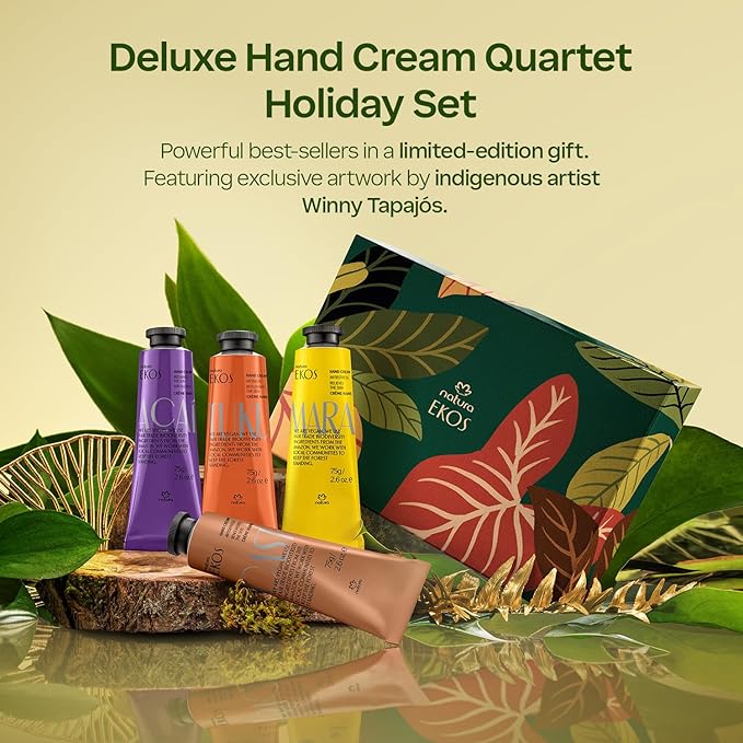 Natura - Deluxe Hand Cream Holiday Set – 4 Vegan Brazilian Hand Cream Gift - Image 5