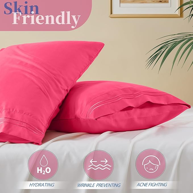 Vonty 2 Pack Queen Pillow Cases - Image 3