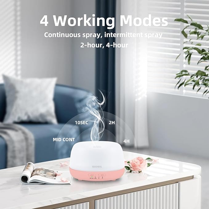 SEEDSEEL 300ML Essential Oil Diffuser - Image 6