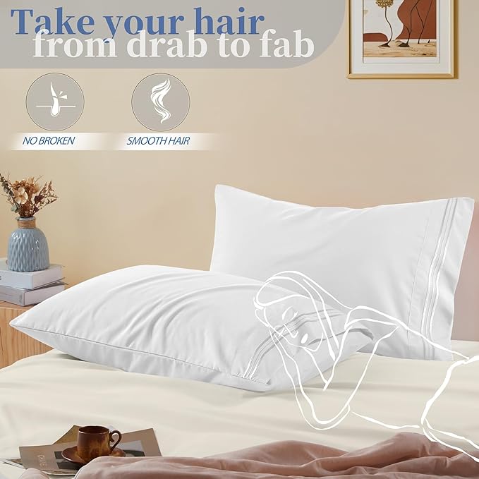 Vonty 2 Pack Standard Pillow Cases - Image 5